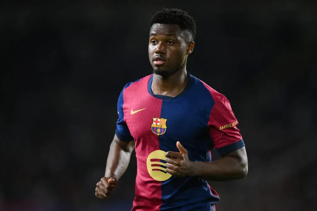 Ansu Fati deverá sair do Barcelona este verão. Foto: Getty Images