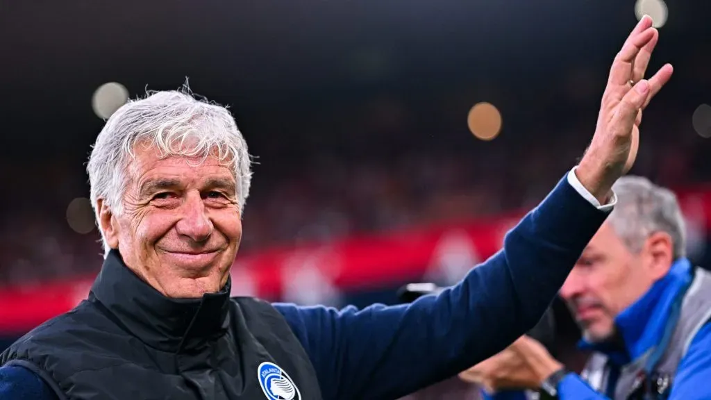 Gian Piero Gasperini diz adeus à Atalanta e olá à Roma. Foto: Simone Arveda/Getty Images