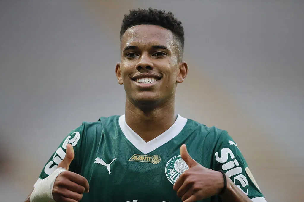Estêvão está de saída do Palmeiras. Foto: Getty Images