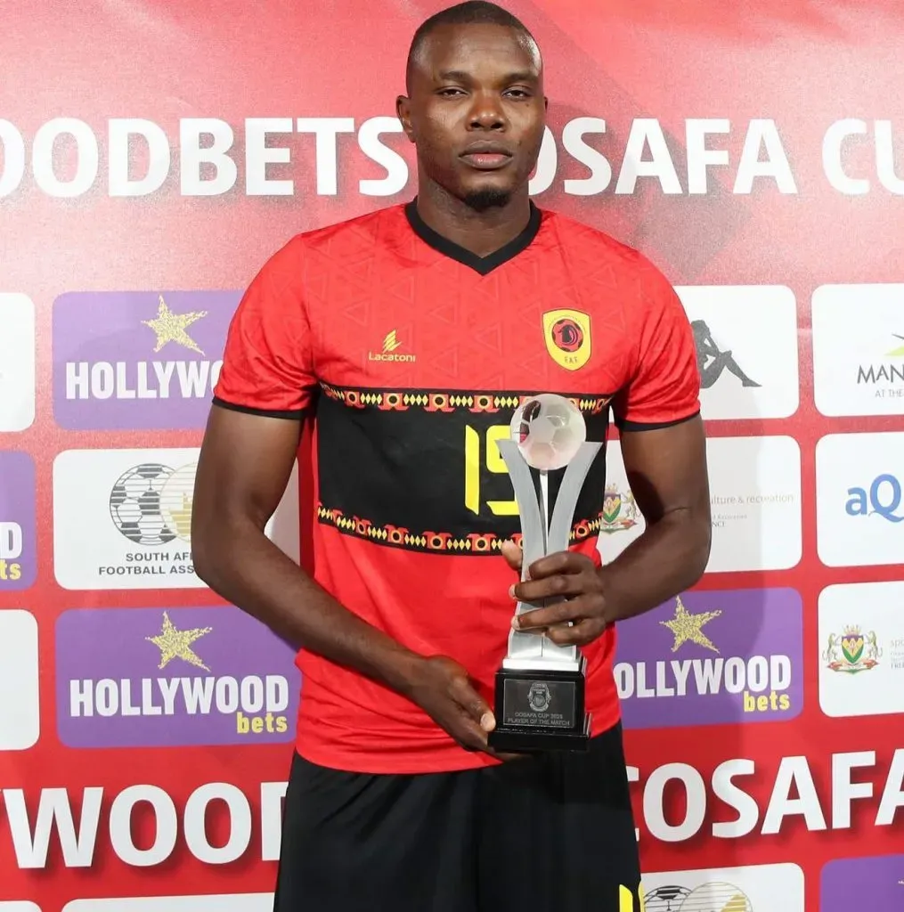 O defesa-central Victor Pedro (“Vidinho”) foi considerado o MVP do jogo anterior. Foto: FAF.