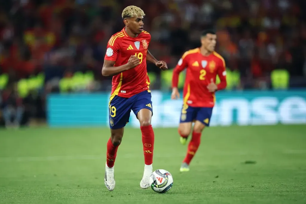 Lamine Yamal, jogador do Barcelona. Foto: Getty Images