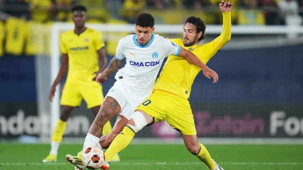 Luis Henrique aqui ao serviço do marselha. Foto: Aitor Alcalde/Getty Images