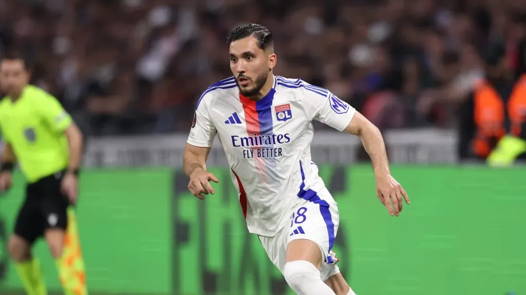 Rayan Cherki brilhou intensamente no Lyon. Foto: Michael Steele/Getty Images