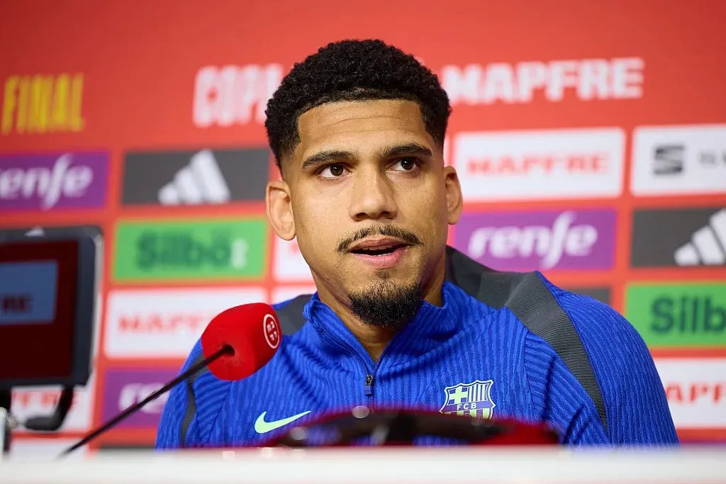 Ronald Araújo, defesa do Barcelona. Foto: Getty Images