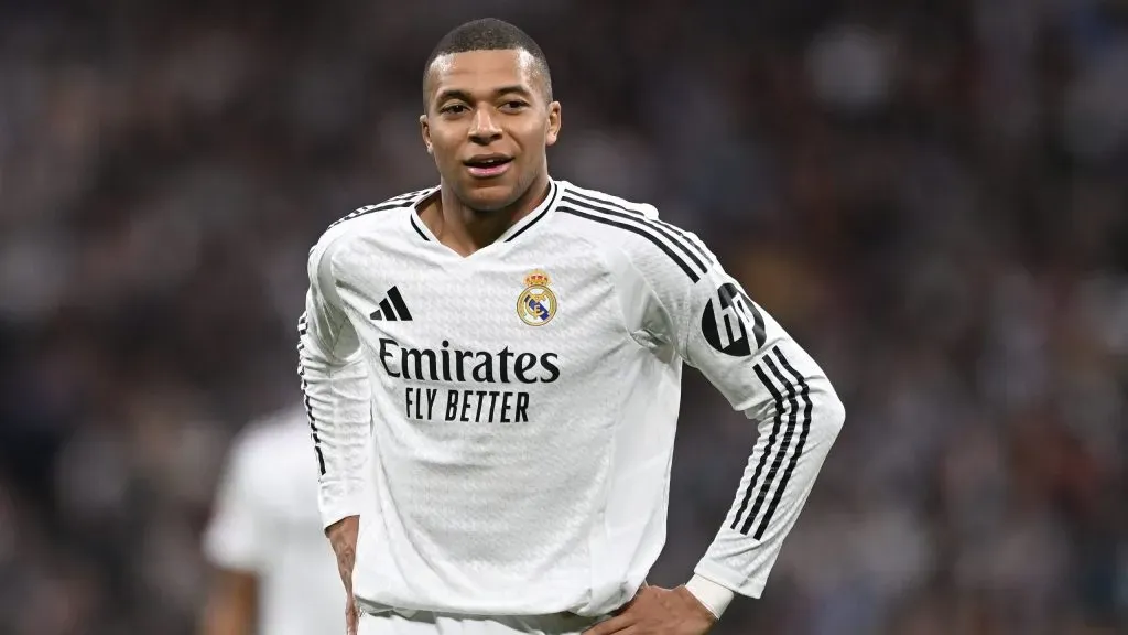 Kylian Mbappé, um dos craques do Real Madrid. Foto: Getty