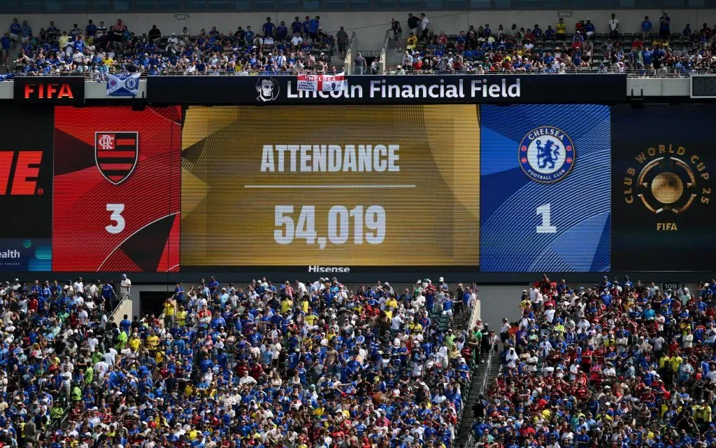O resultado e a assistência do Flamengo x Chelsea. Foto: David Ramos/Getty Images.