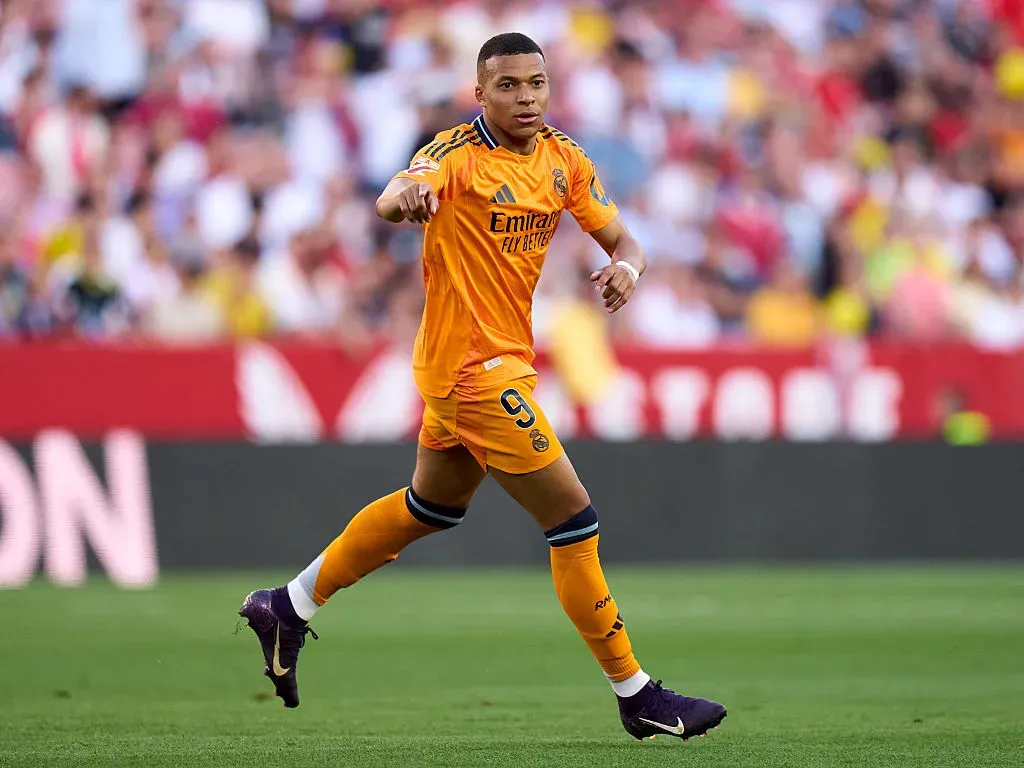 Mbappé não entra em campo pelo Real Madrid desde o fim de La Liga. Foto: Getty Images