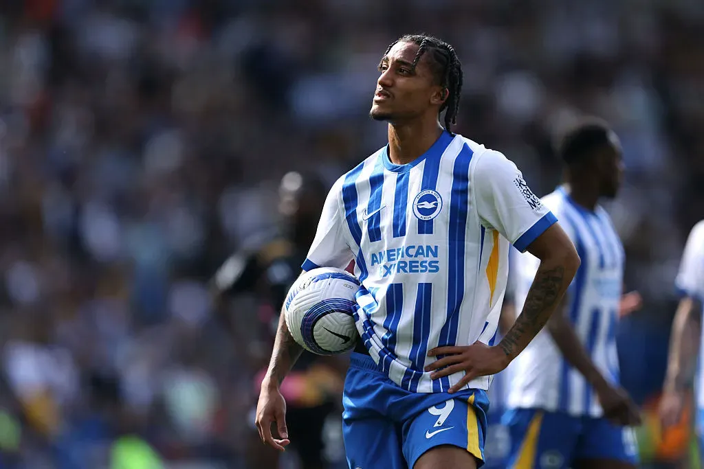 João Pedro ao serviço do Brighton na Premier League. Foto: Getty Images