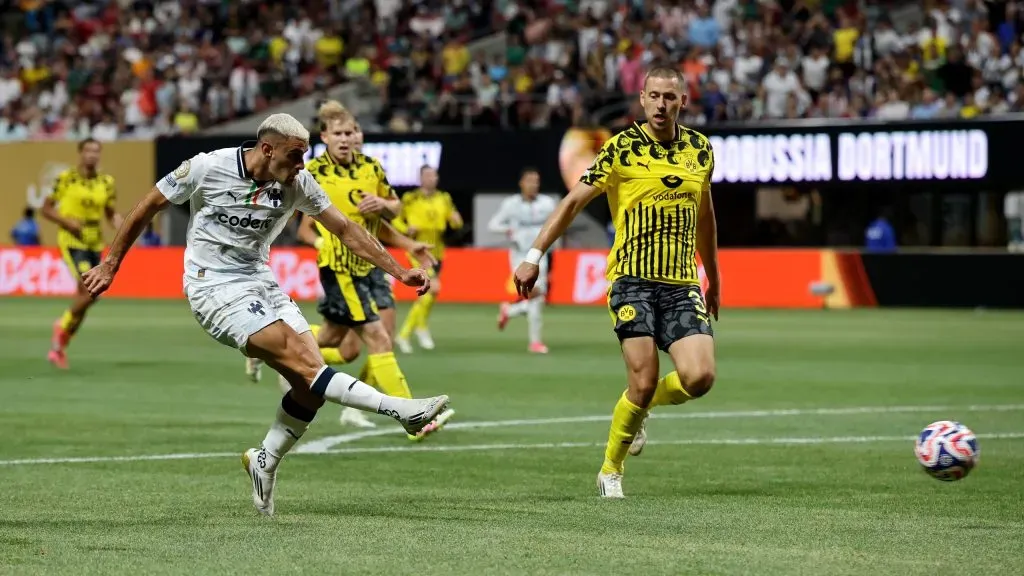 Germán Berterame deu esperança ao Monterrey. Foto: Getty Images