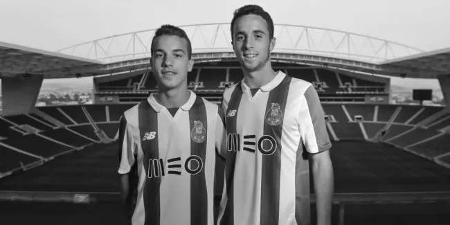 André Silva e Diogo Jota, respetivamente, jogaram ambos no Porto. Foto: FC Porto.