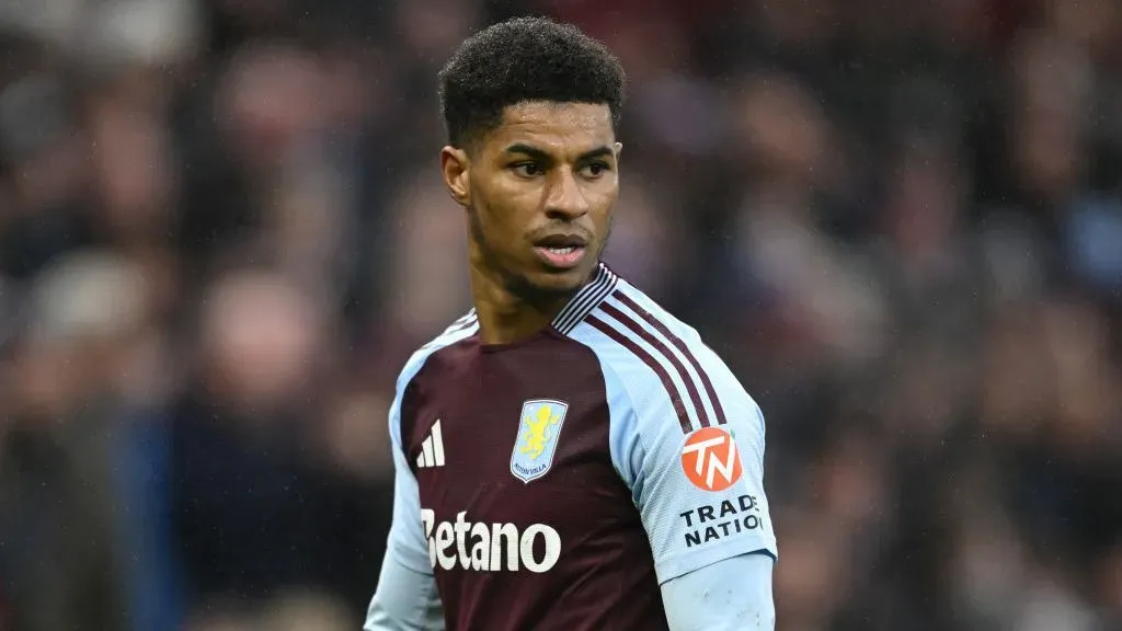 Marcus Rashford, esteve emprestado ao Aston Villa. Foto: Getty Images