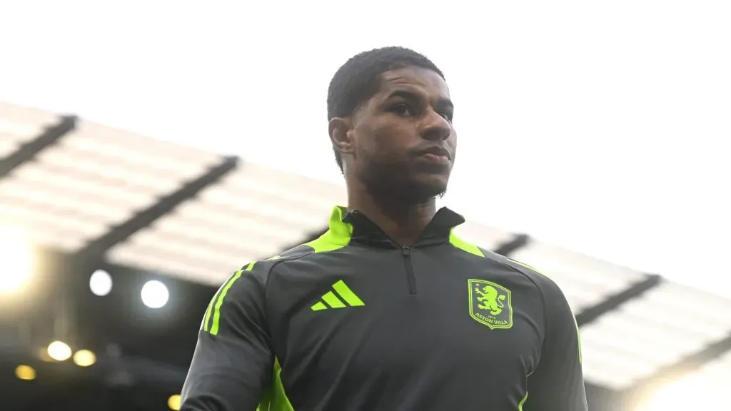 Marcus Rashford esteve emprestado ao Aston Villa. Foto: Michael Regan/Getty Images