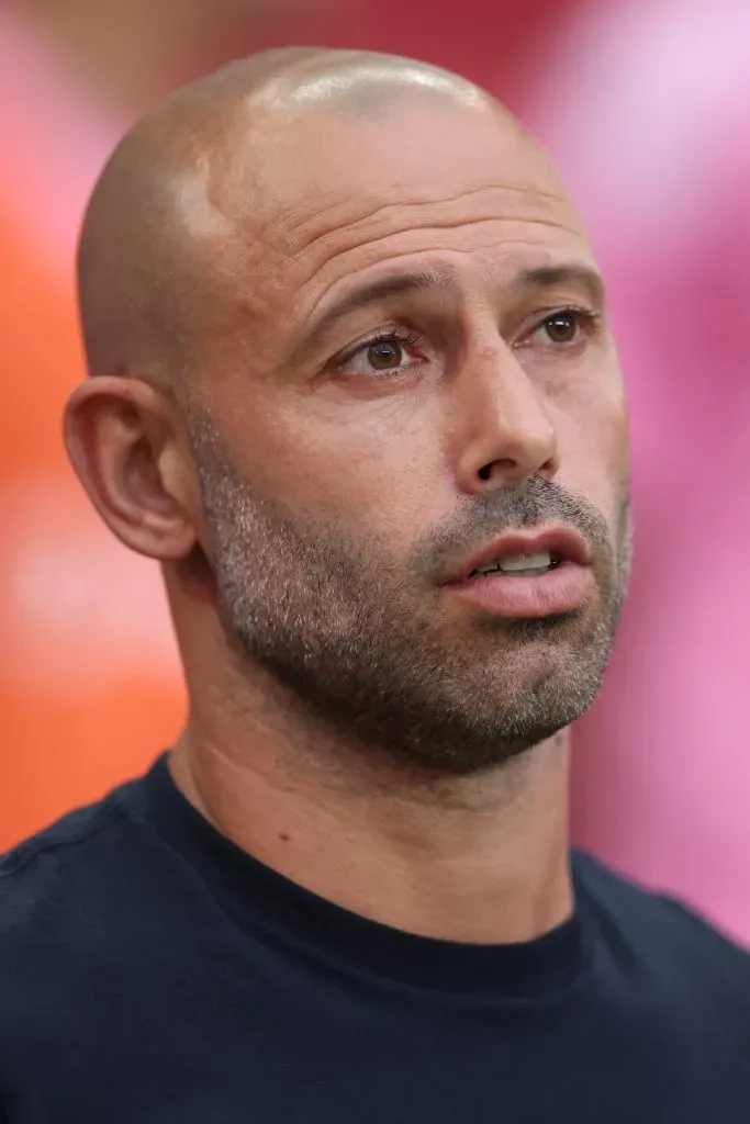 Mascherano, treinador do Inter Miami de Lionel Messi. Foto: Ira L. Black/Getty Images.