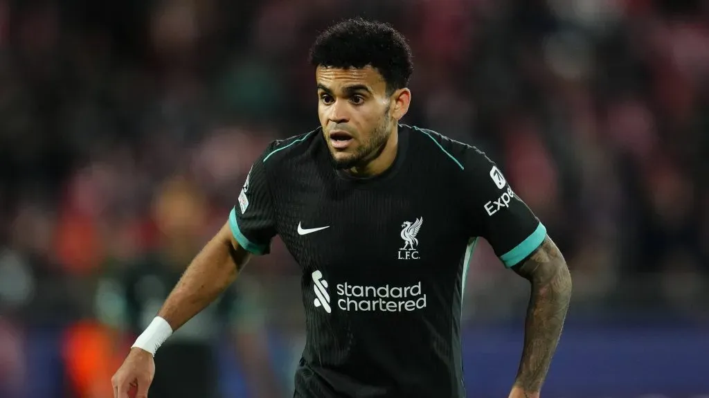Luis Díaz, extremo do Liverpool. Foto: Imago