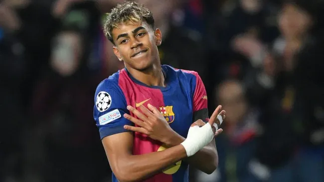 Lamine Yamal, estrela do Barcelona. Foto: Getty
