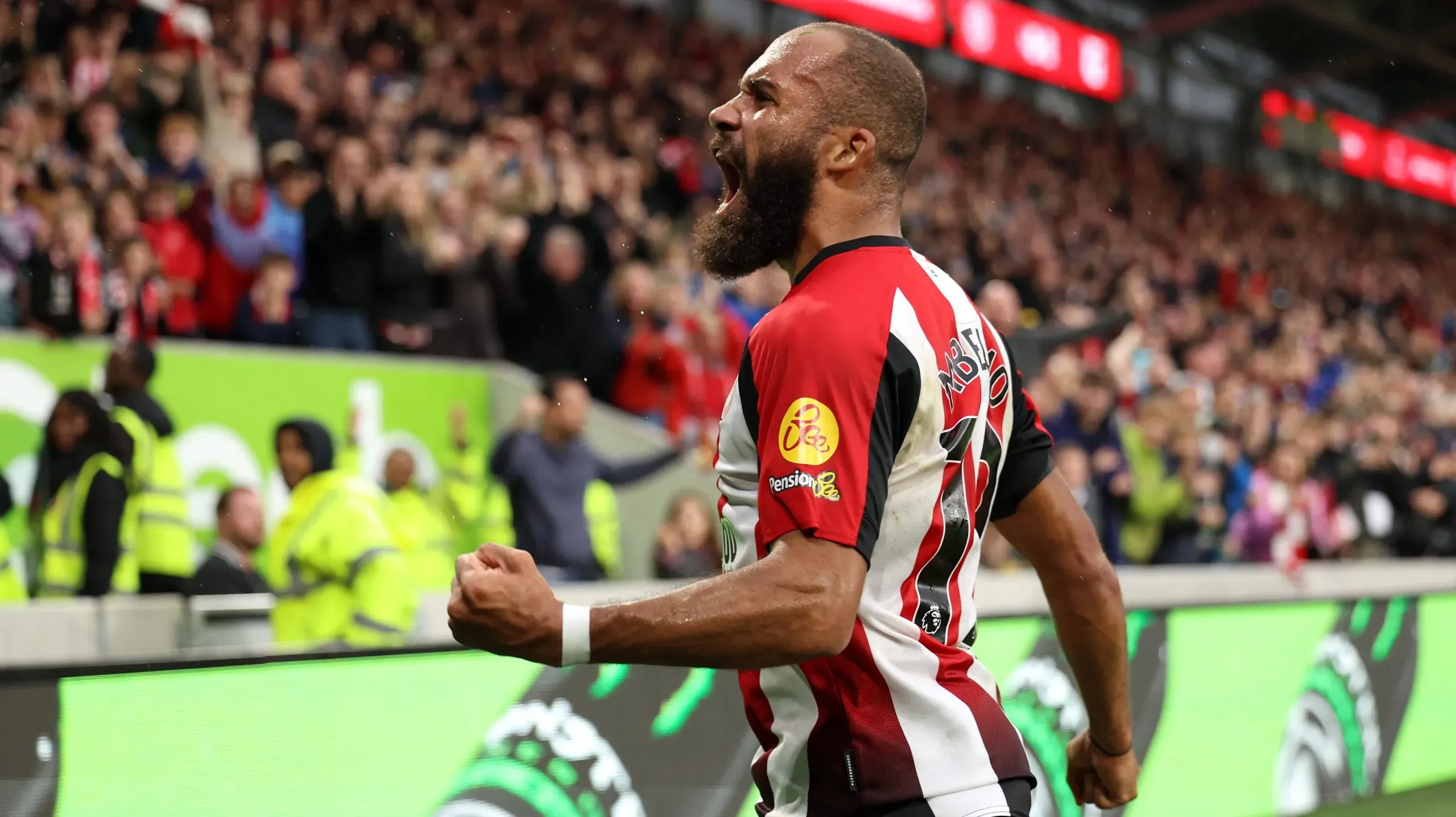 Bryan Mbeumo foi, sem dúvida, uma das grandes figuras na edição 2024/25 da Premier League.Foto: Tom Dulat/Getty Images