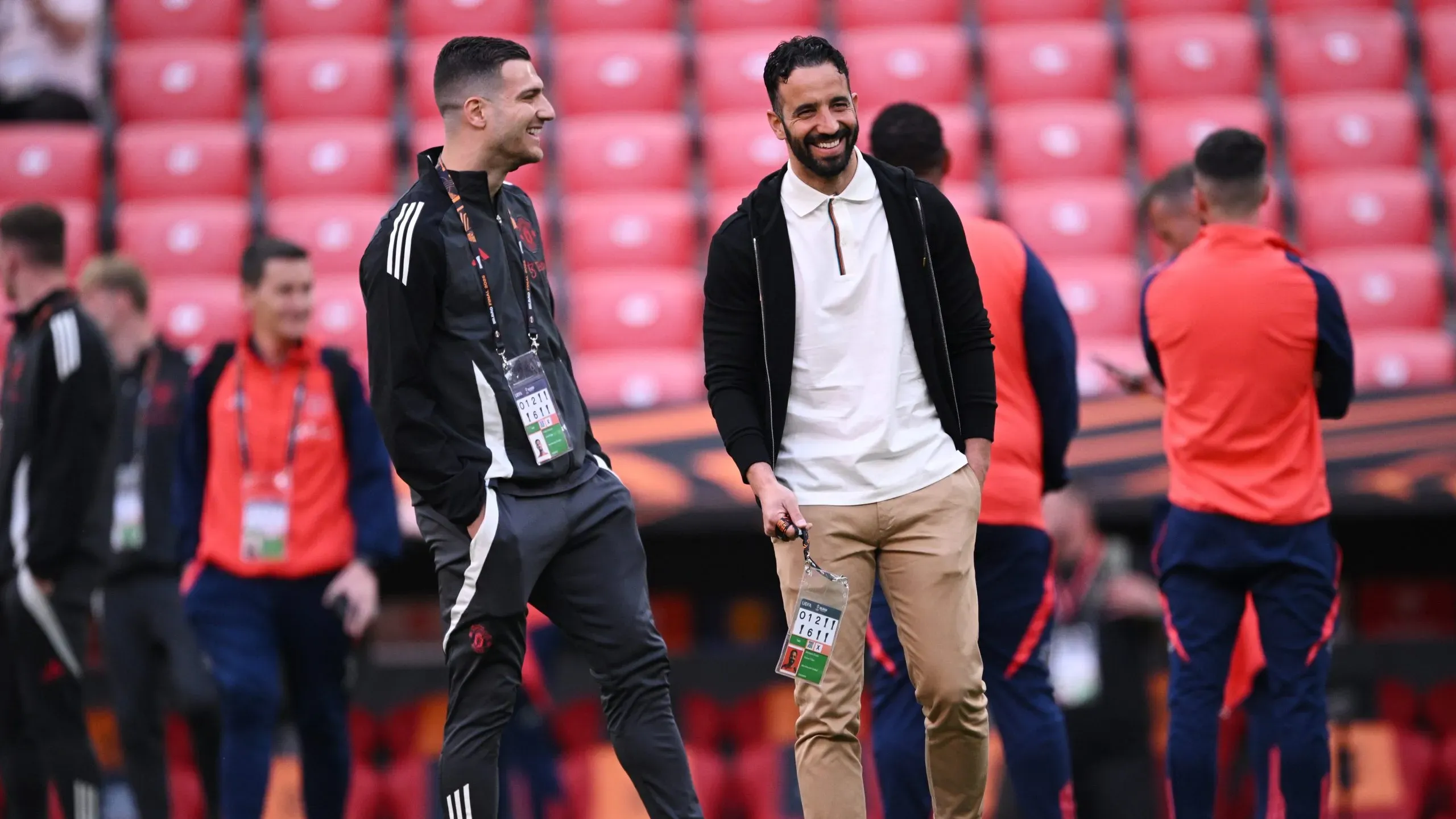 Diogo Dalot afirma que a pré-época tem permitido entender melhor as ideias de Rúben Amorim.Foto: Justin Setterfield/Getty Images