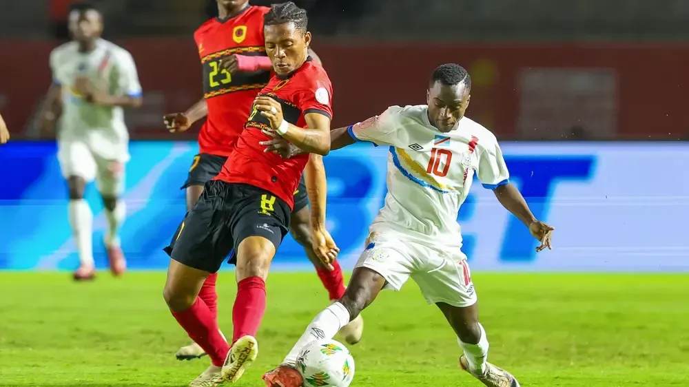 Angola perdeu com a RD Congo e despediu-se da CHAN 2024 com quatro pontos na bagagem.Foto: CAF