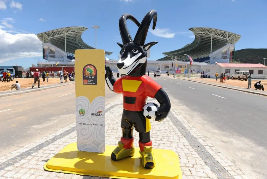 Em 2010, Angola foi anfitriã do CAN – Campeonato Africano das Nações – tendo tido como mascote o ‘Palanquinha’. Foto: Lefty Shivambu/Gallo Images/Getty Images