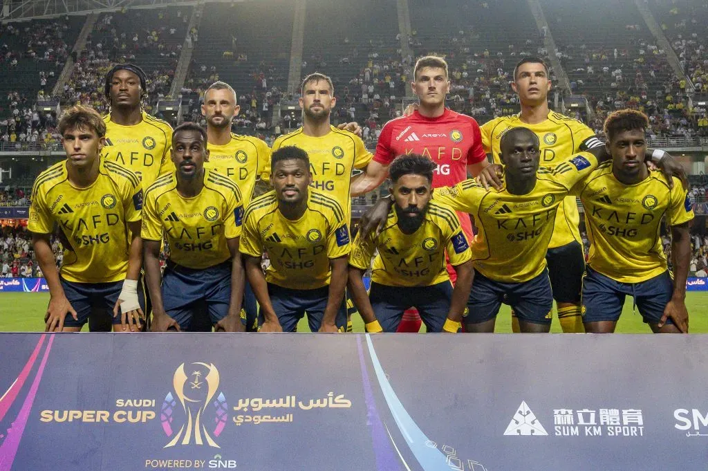 O 11 inicial do Al-Nassr. Foto: Yu Chun Christopher Wong/Eurasia Sport Images/Getty Images.
