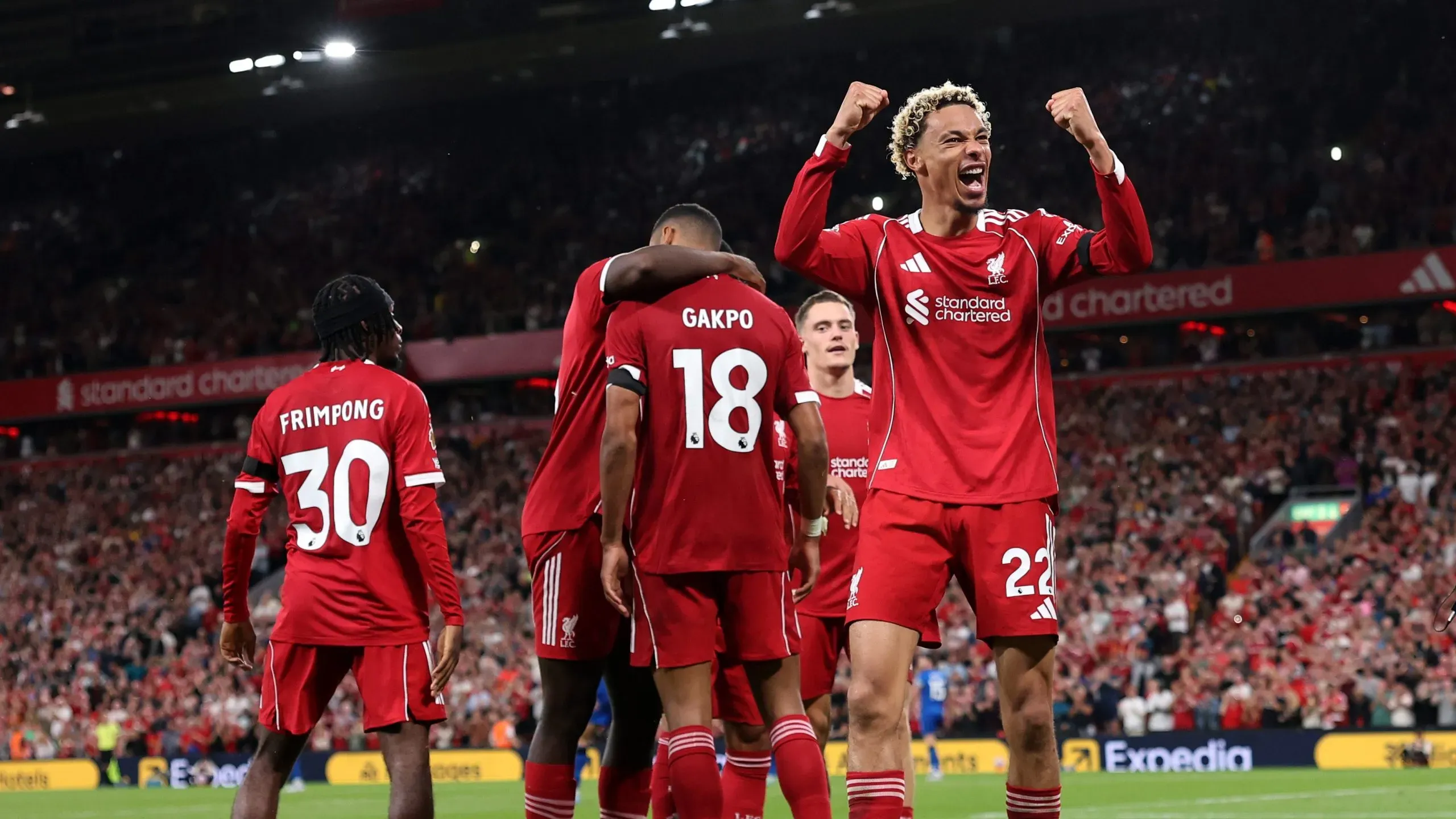 Hugo Ekitiké foi adquirido pelo Liverpool por 95 milhões de euros, ou seja, a segunda contratação mais cara a nível mundial. Foto: Michael Steele/Getty Images