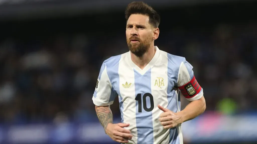 Lionel Messi na seleção da Argentina. Foto: Getty Images