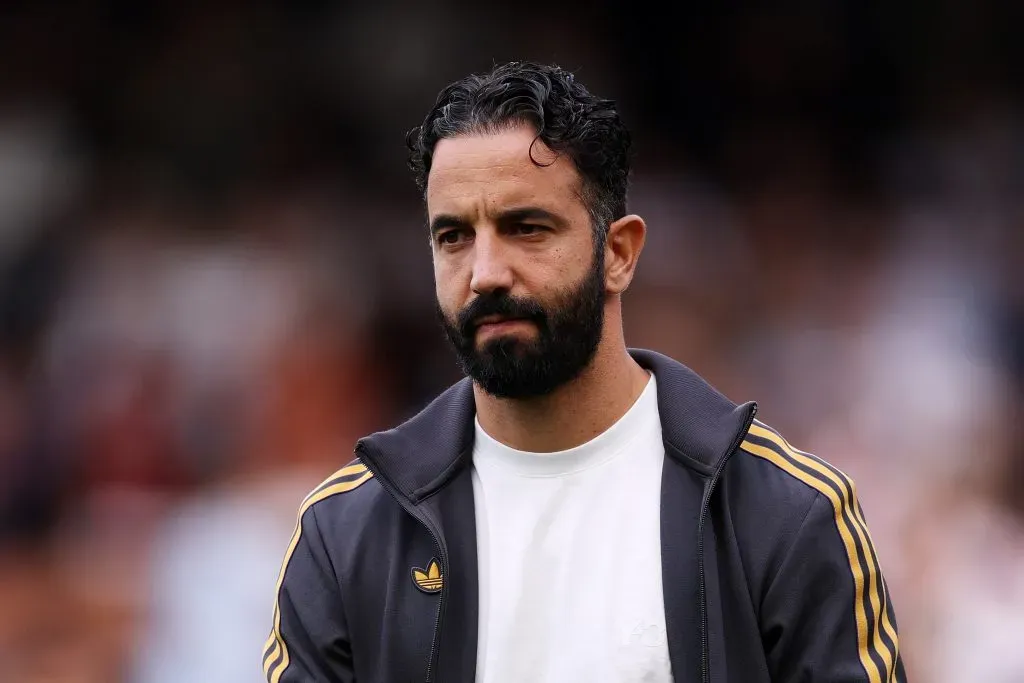 Ruben Amorim, treinador do Manchester United. Foto: Getty Images