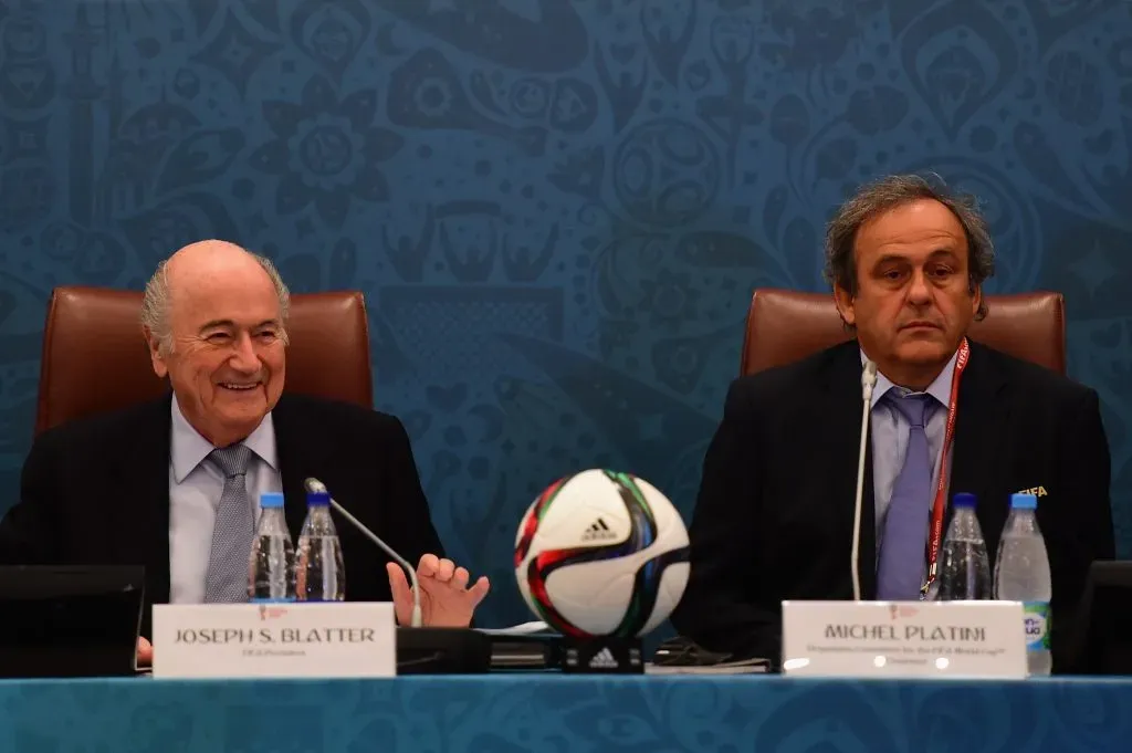 Joseph Blatter e Michel Platini. Foto: Getty Images