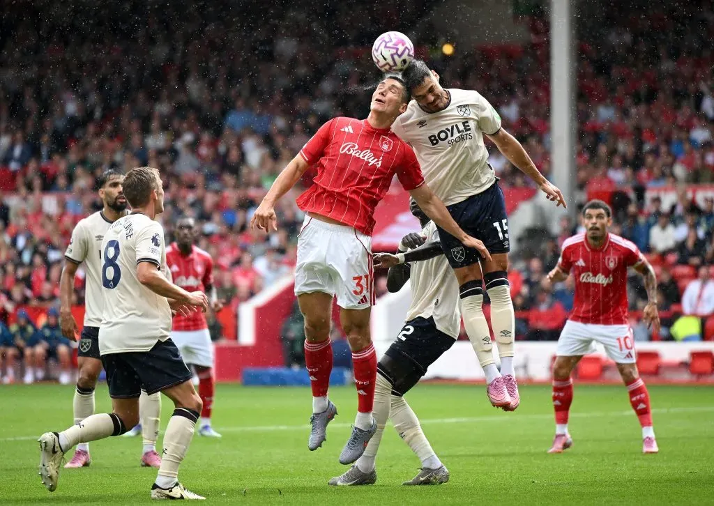 West Ham vence Nottingham Forest. Foto: Getty Images