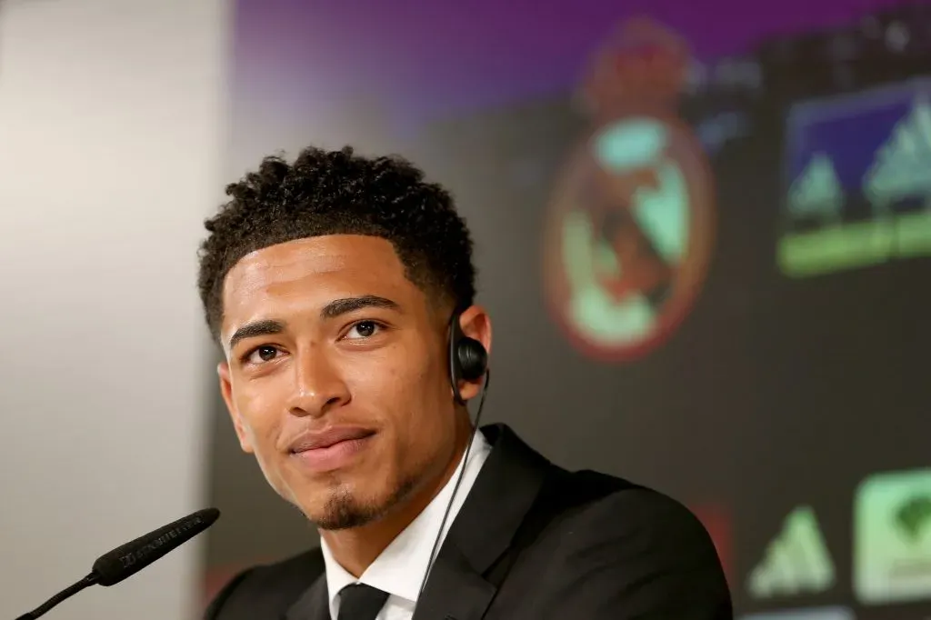 Jude Bellingham em sua apresentação no Real Madrid (Photo by Florencia Tan Jun/Getty Images)