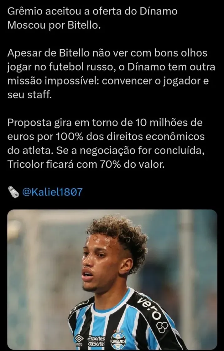 Repercussão via Twitter