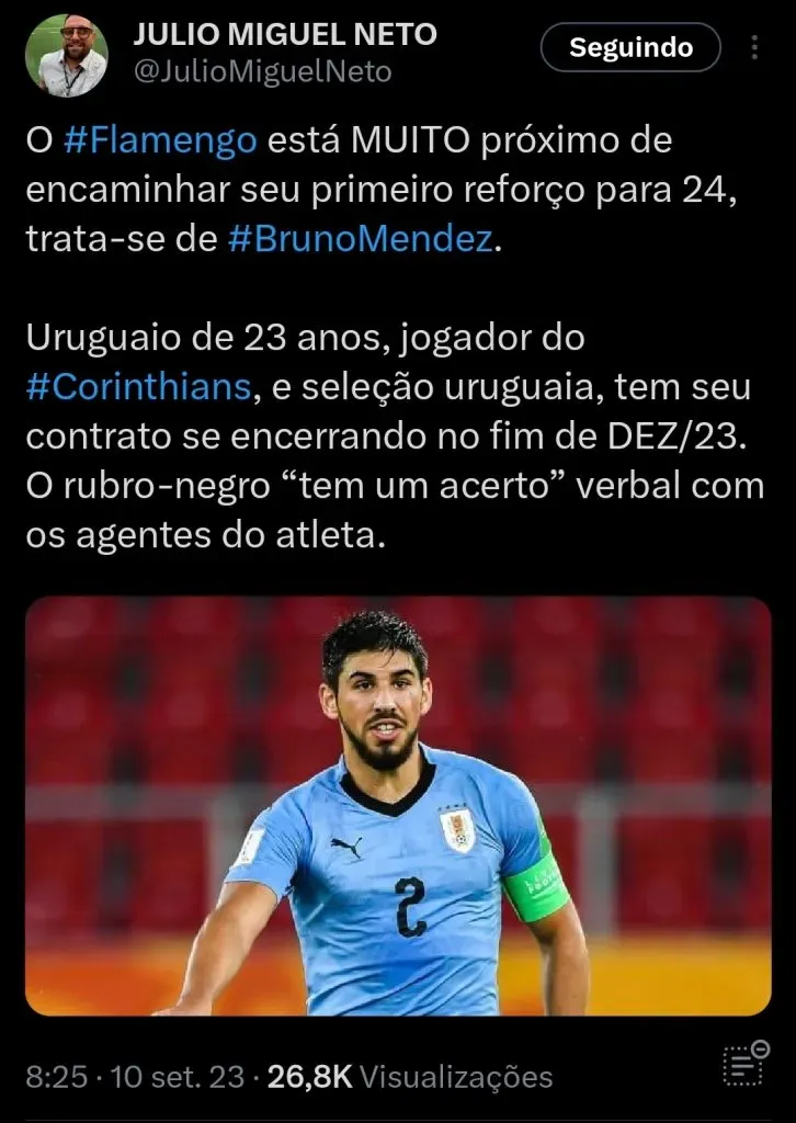 Júlio Miguel Neto via Twitter