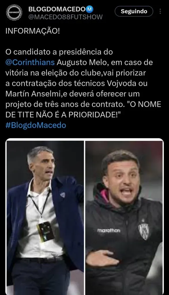 Blog do Macedo via Twitter