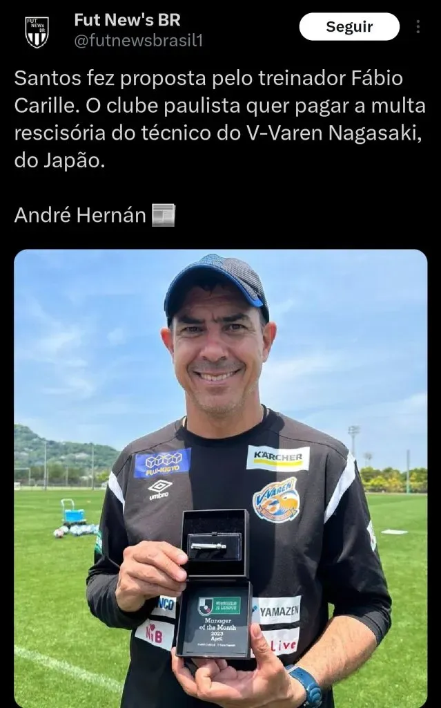 Repercussão via Twitter