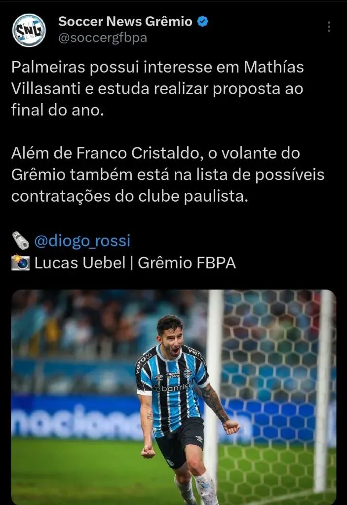 Repercussão via Twitter