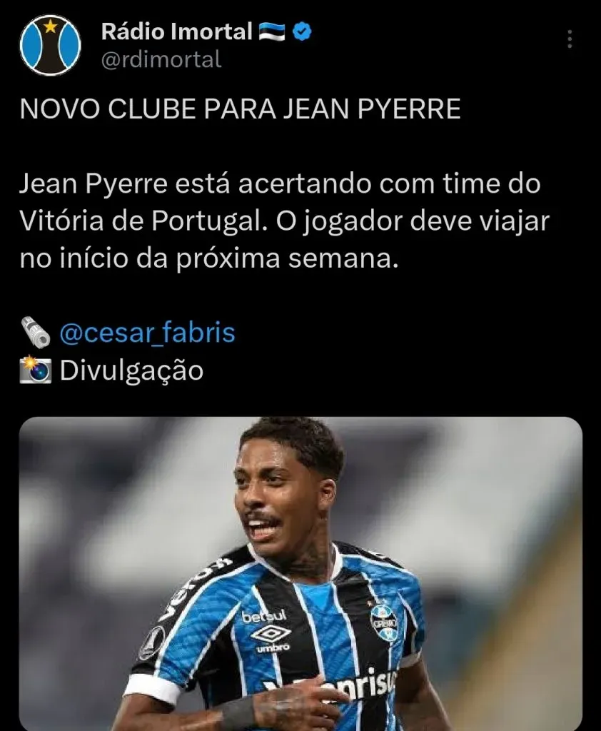 Repercussão via Twitter