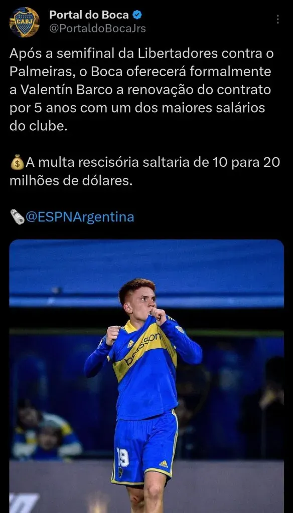 Repercussão via Twitter