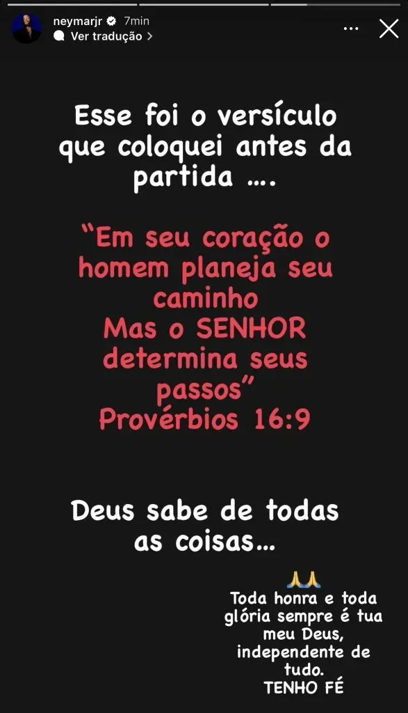 Neymar via Instagram