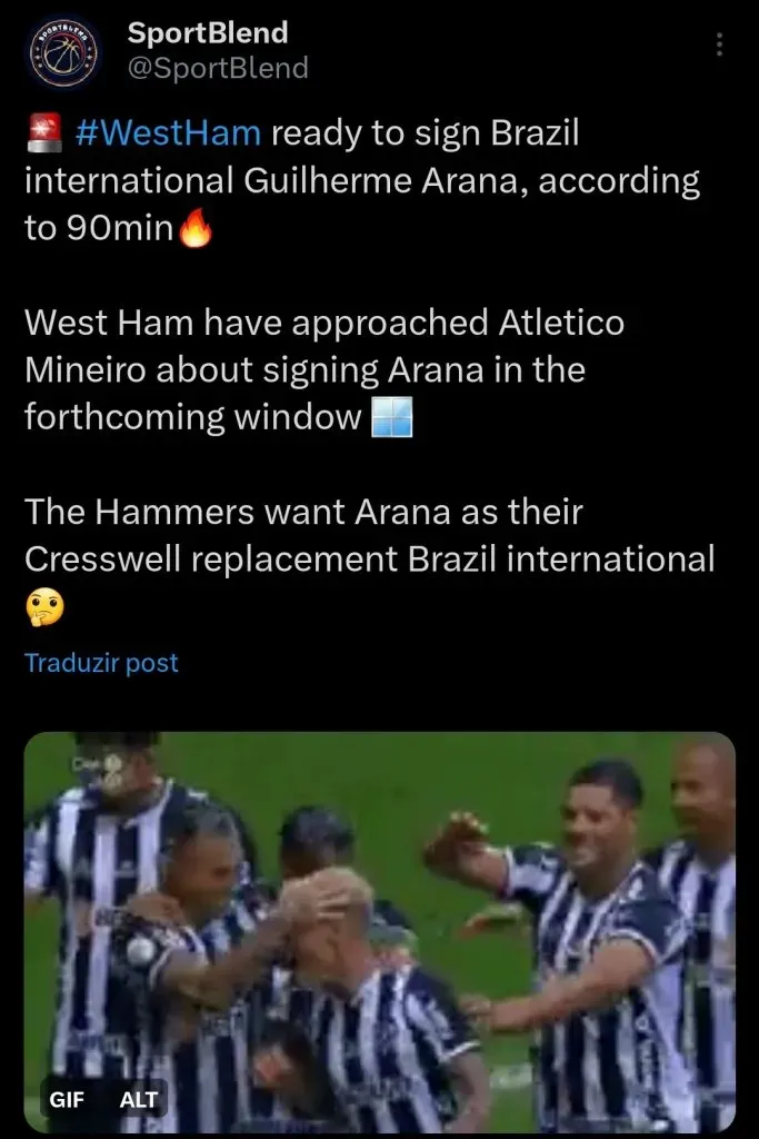 Repercussão via Twitter