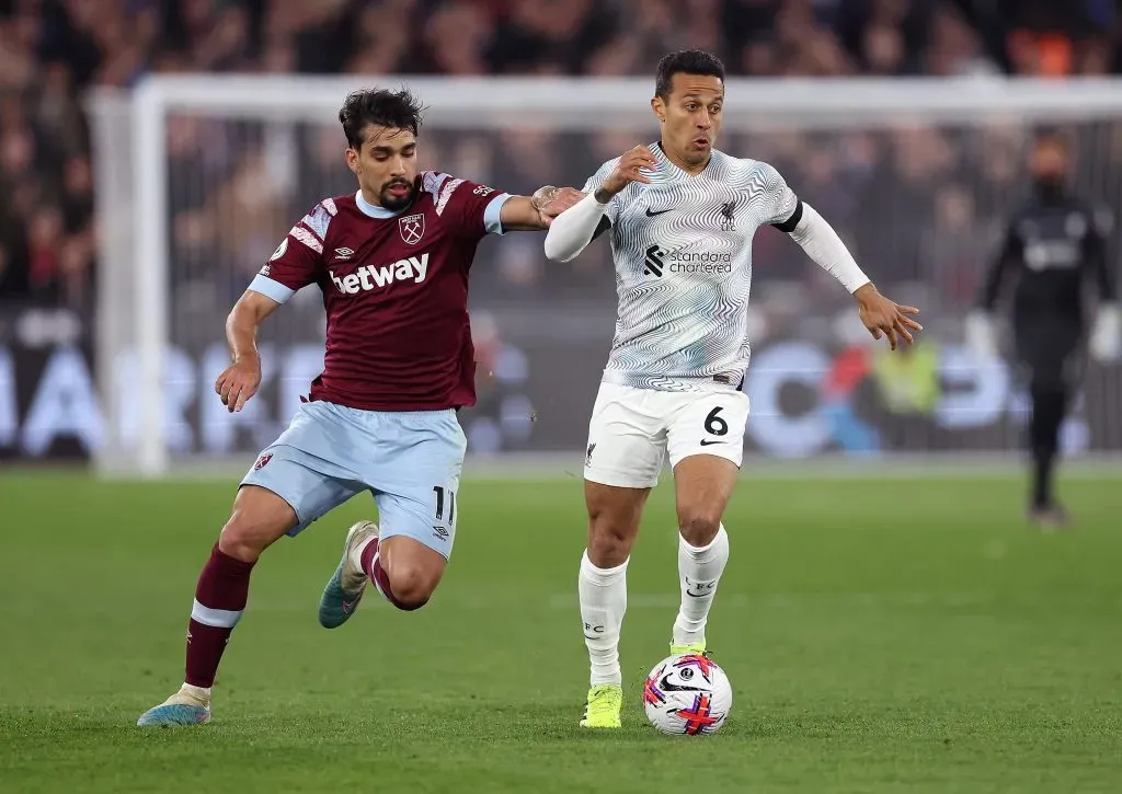 Thiago não entra em campo desde abril. (Photo by Julian Finney/Getty Images)