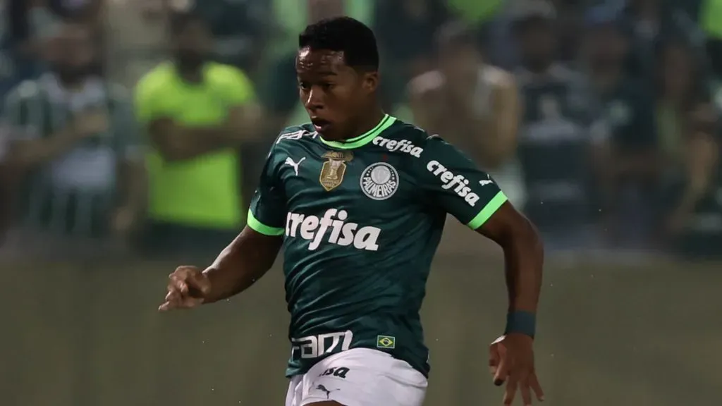 Endrick: atacante está em alta no Verdão (Foto: Cesar Greco/Palmeiras/Divulgação)