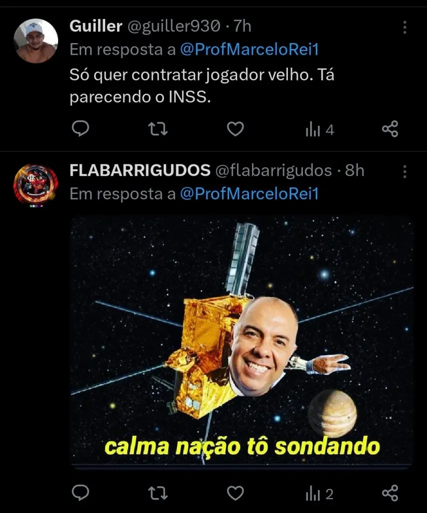 Repercussão via Twitter