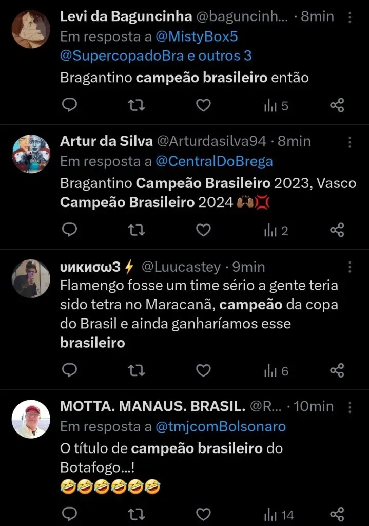Repercussão via Twitter