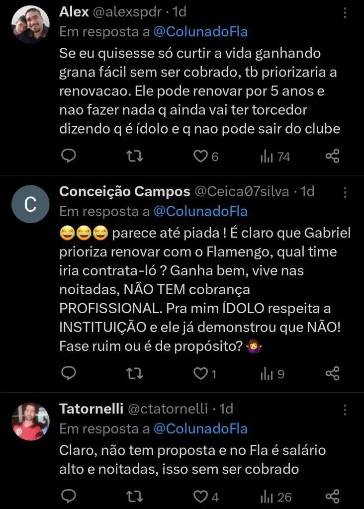 Repercussão via Twitter