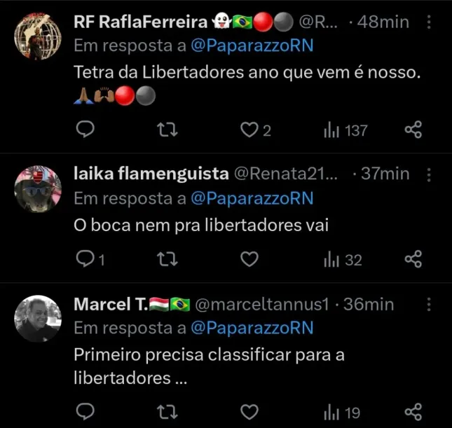 Repercussão via Twitter