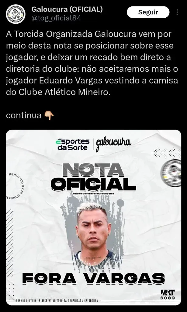 Galoucura via Twitter