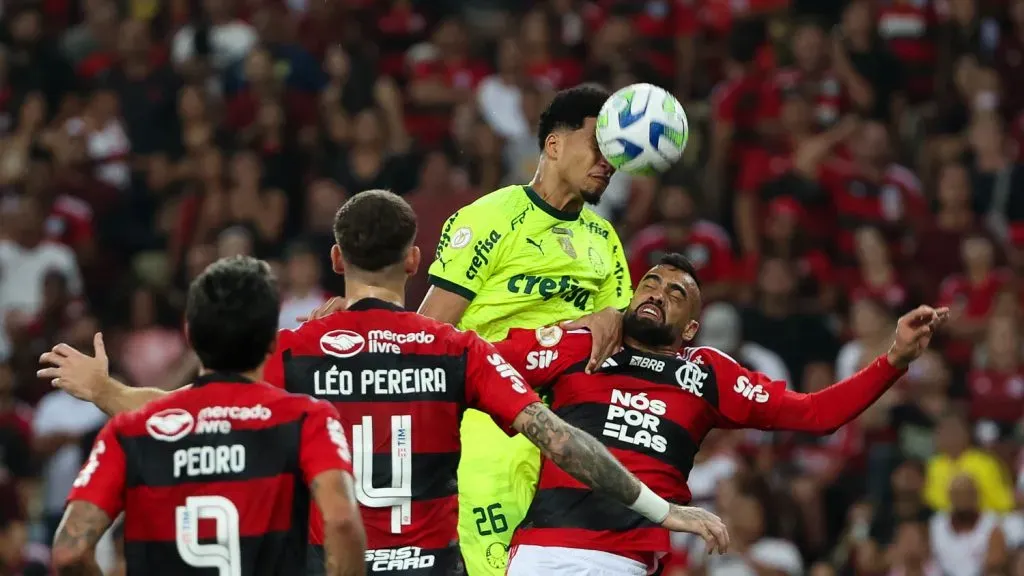 O duelo foi disputado no Maracanã (Foto: Cesar Greco/Palmeiras/Divulgação)
