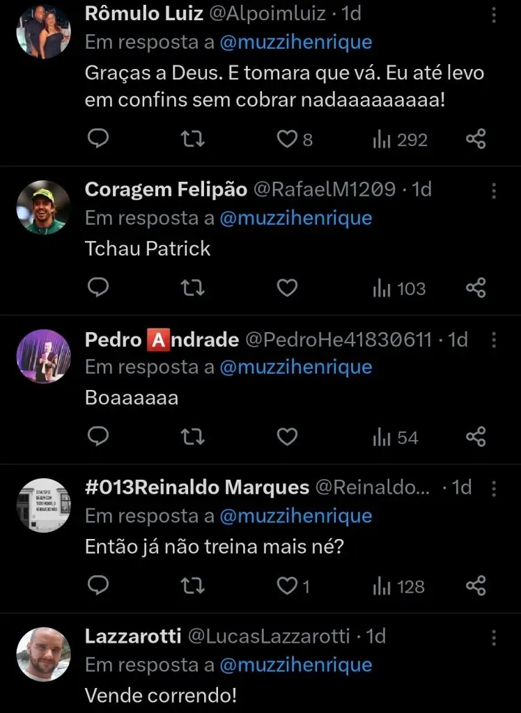 Repercussão via Twitter
