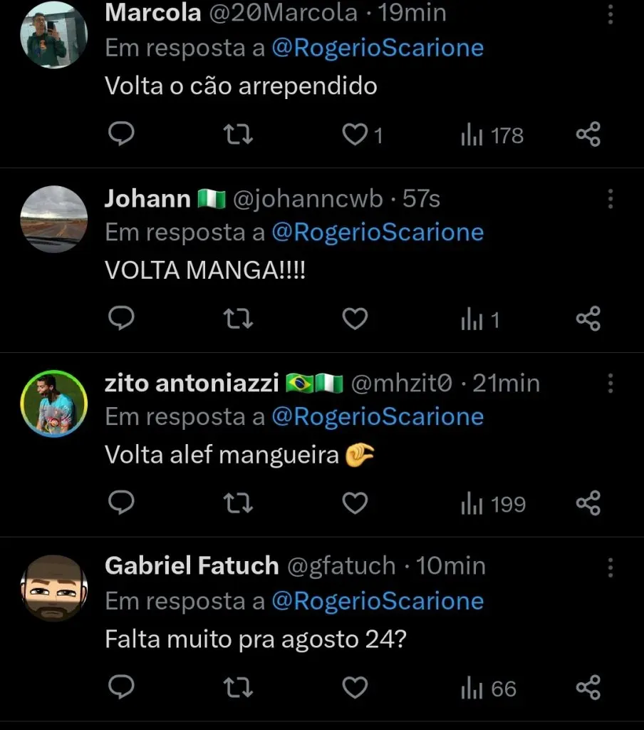 Repercussão via Twitter