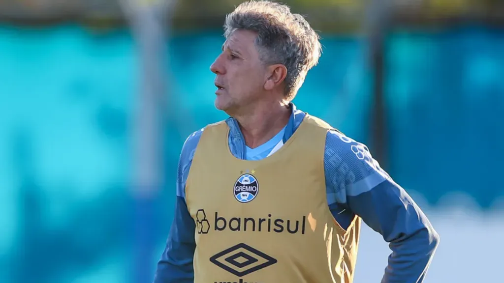 Renato: técnico gremista respondeu Abel Ferreira (Foto: Lucas Uebel/Grêmio/Divulgação)